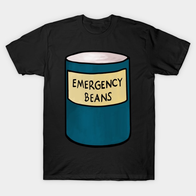 Emergency Beans T-Shirt by Sparkleweather